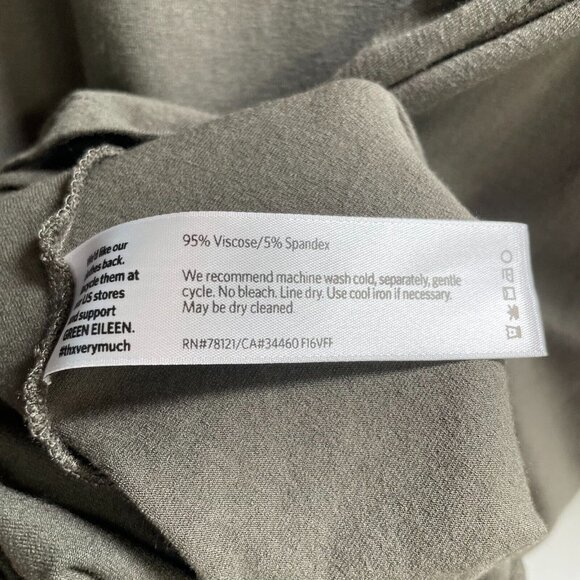 Eileen Fisher System Viscose Jersey Top Medium Lightweight Stretch Crew Neck‎ - Picture 9 of 11